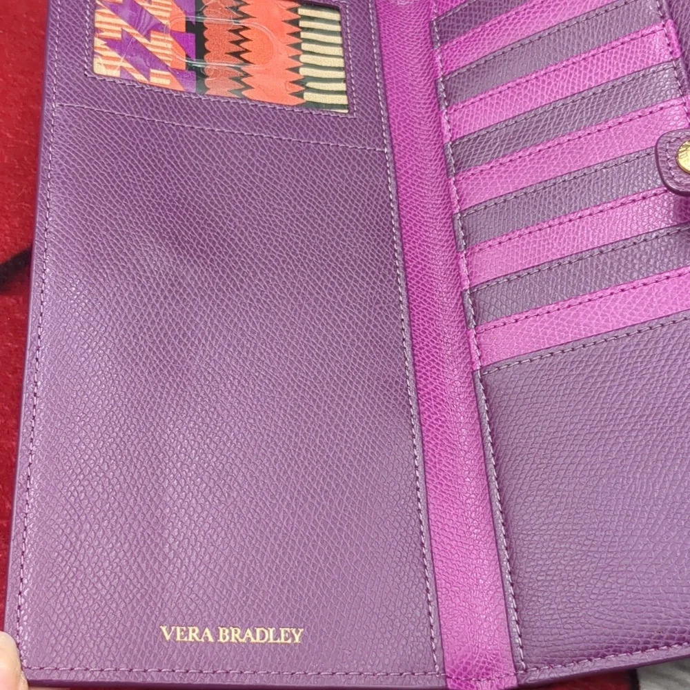 Vera Bradley Slim Traveler Organizer Wallet - Picture 7 of 12